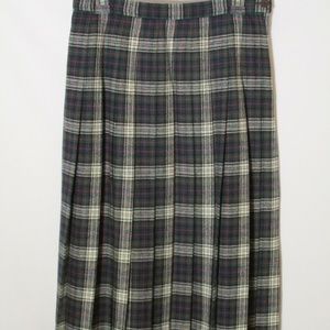 Vintage Pendleton Skirt 12 100% Wool Pleated